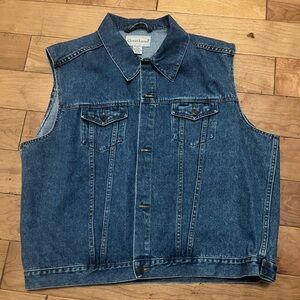 Men's Classic Blue Denim Vest